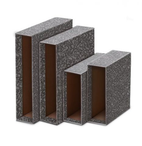 CAJA ARCHIV.UNI CLASICO Fº 86mm GRIS