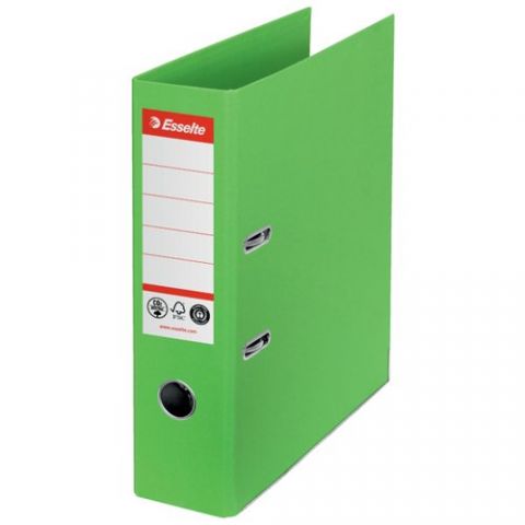 ARCHIVADOR ESS.CART.FORRADO A4 75mm VERD