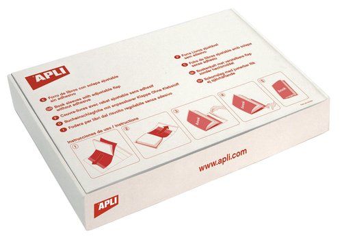 FORRO AJUSTABLE APLI TRANS.130µ 30 cm CAJA de 100