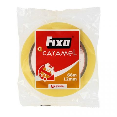 CINTA ADHESIVA FIXO CARAMEL 66x12