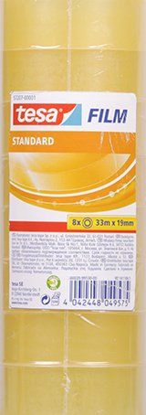 CINTA ADHESIVA TESA STANDARD EN TORRE rollo 33x19