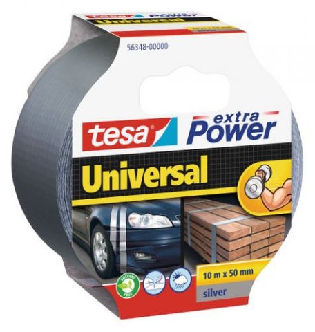 CINTA AMERICANA TESA EXTRA POWER rollo 10x50 PLATA