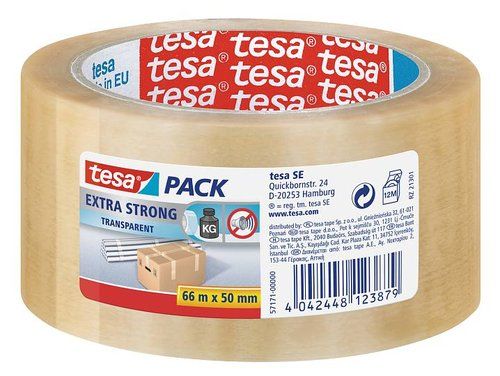CINTA de EMBALAJE TESA PVC EXTRA FUERTE LISO rollo
