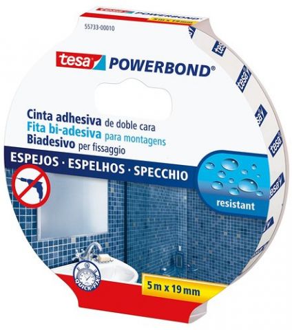 CINTA ADHESIVA DOBLE CARA TESA POWERBOND rollo 5x1