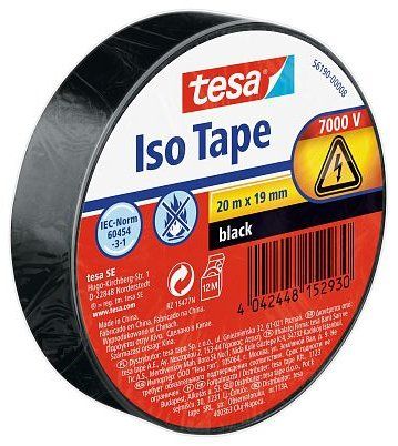 CINTA AISLANTE TESA PVC 20x19 NEGRO