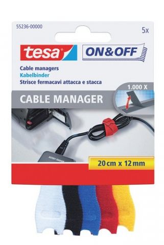 CINTA VELCRO TESA ON&OFF para AGRUPAR CABLES 5 tir