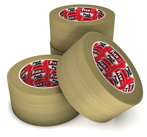 CINTA de EMBALAJE FIXO PACK PVC rollo 66x50 MARRON