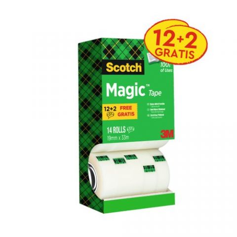 CINTA ADHES. SCOTCH MG.33x19 PACK DE 14