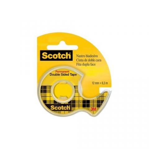 CINTA DOBLE CARA SCOTCH 12,7mm x 6,35 m EN PORTARR