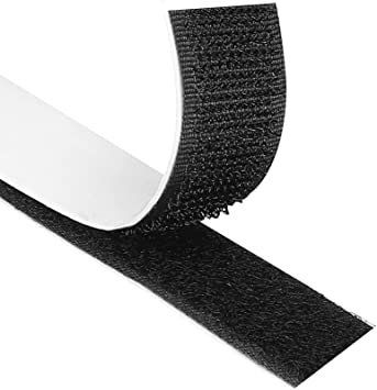CINTA VELCRO YOSAN GANCHO 16mm x 25m NEGRO