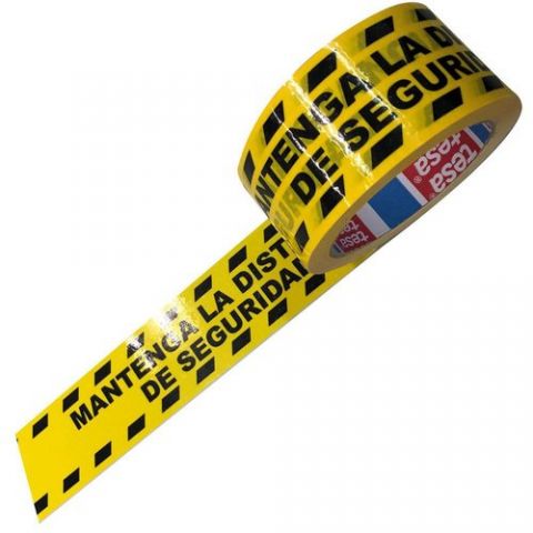 ROLLOS SEGURIDAD 33x50 MM. BICOLOR NEGRO/AMARILLO