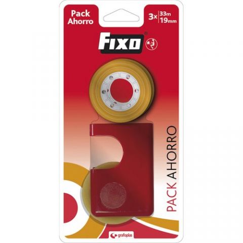 CINTA ADHESIVA FIXO CARAMEL JUNIOR rollo 33x19 BLI
