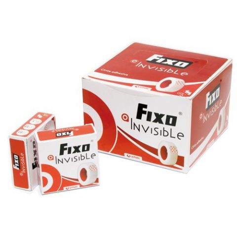 CINTA ADHESIVA FIXO INVISIBLE rollo 33x19