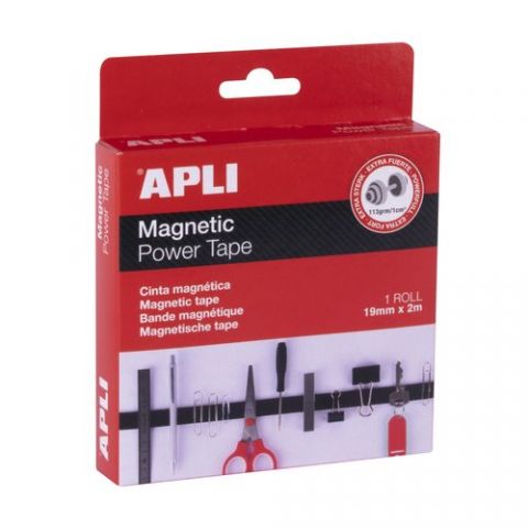 CINTA ADHESIVA APLI MAGNETICA 2m x19 mm