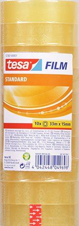 CINTA ADHESIVA TESA STANDARD EN TORRE rollo 33x15