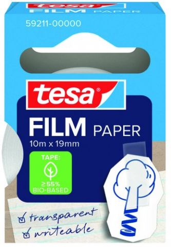 CINTA ADHESIVA TESA PAPEL rollo 10m x 19mm
