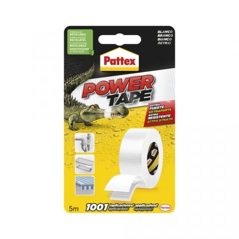 CINTA ADHESIVA PATTEX POWER TAPE 50 mm x 5 m. BLAN