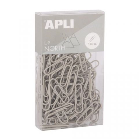 CLIP COLOR APLI UP NORTH GRIS (28 mm.) CAJA de 140