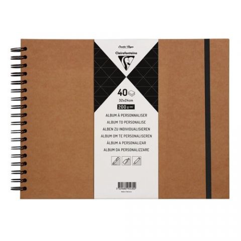 ALBUM FOTOS CF DIY KRAFT 32x24 40h 200g