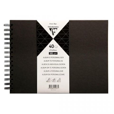 ALBUM FOTOS CF DIY NEGRO 27x20 40h 185g