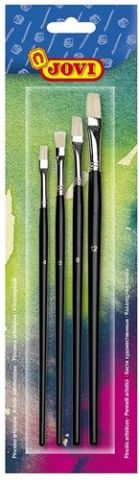 PINCEL JOVI  PLANO BLISTER DE 4 (4,6,8,12)
