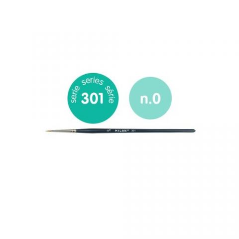 PINCEL MILAN 301 pelo SINTETICO CERDA REDONDO Nº 0