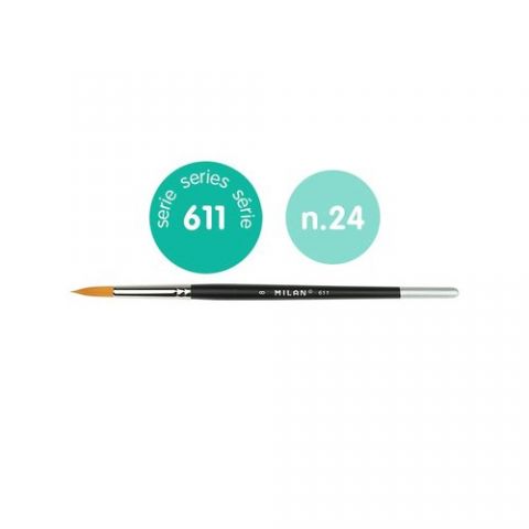 PINCEL MILAN 611 pelo SINTETICO REDONDO PREMIUM CE