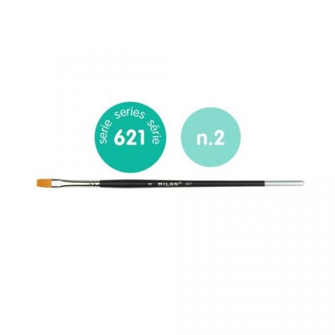 PINCEL MILAN 621 pelo SINTETICO PLANO PREMIUM CERD