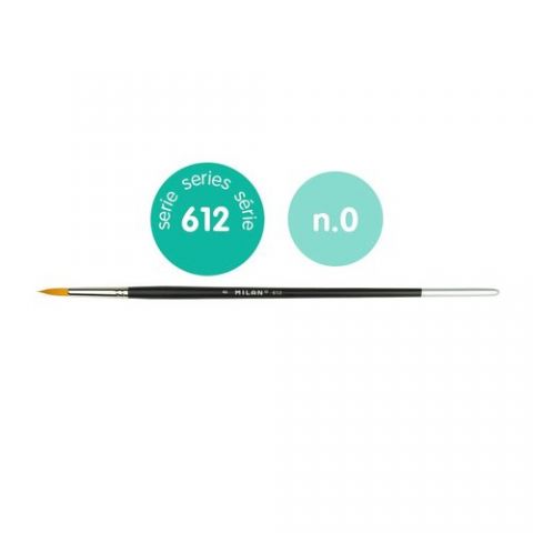 PINCEL MILAN 612 pelo SINTETICO REDONDO PREMIUM CE