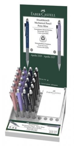 PORTAMINAS FABER-CASTELL APOLLO 0,5 mm EXPOSITOR d