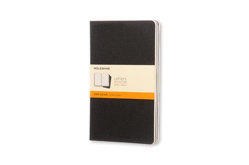 CUAD.MOLESKINE CAHIER 13x21 80h HZT NG P