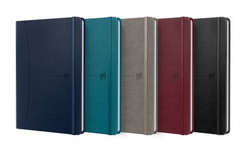 CUADERNO OXFORD SIGNATURE tapa EXTRA A5 80h HORIZO