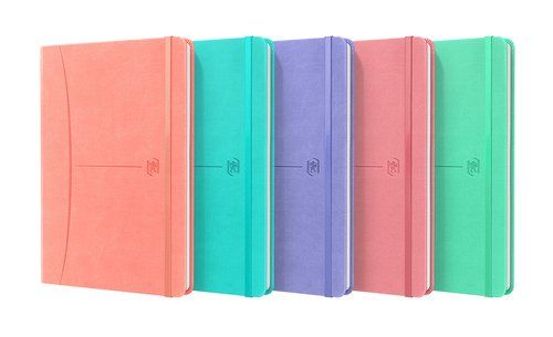 CUADERNO OXFORD SIGNATURE tapa EXTRA A5 80h HORIZO
