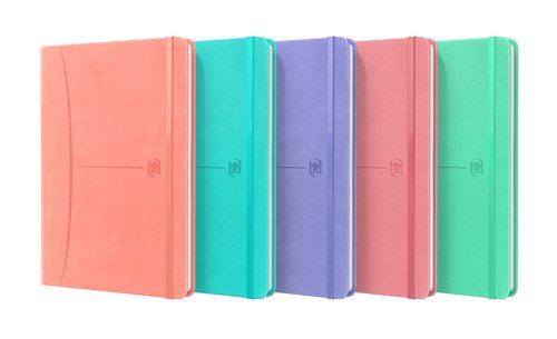 CUADERNO OXFORD SIGNATURE tapa EXTRA A5 80h LISO C