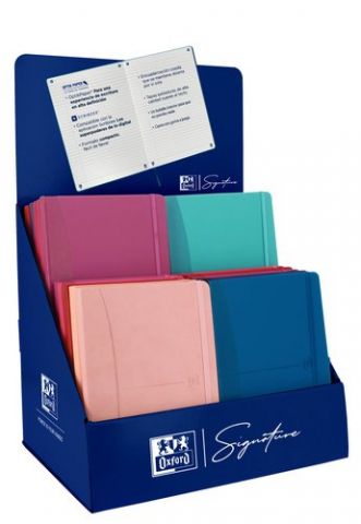 CUADERNO OXFORD SIGNATURE tapa EXTRA A5 SURTIDO EX