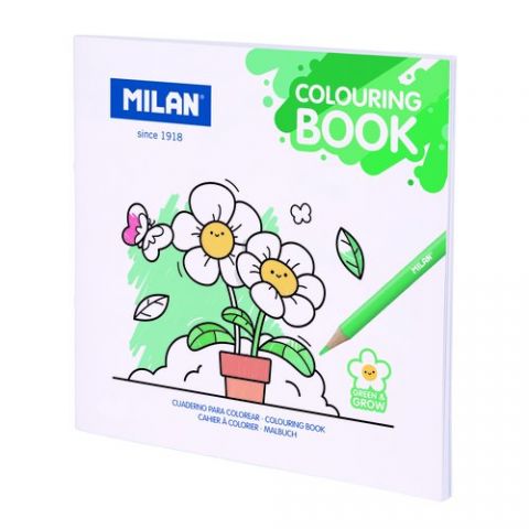 CUADERNO PARA COLOREAR MILAN 140g 20h GREEN&GROW