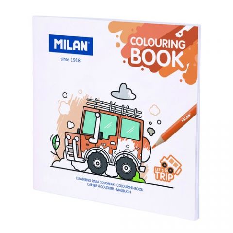 CUADERNO PARA COLOREAR MILAN 140g 20h LETS GO TRIP