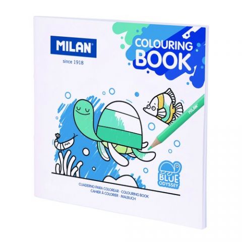 CUADERNO PARA COLOREAR MILAN 140g 20h BLUE ODYSSEY