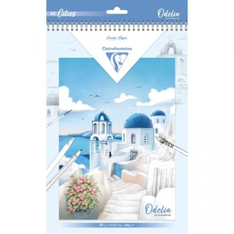 LIBRO DE COLOREAR CLAIREFONTAINE ODELIA A4 250g 20