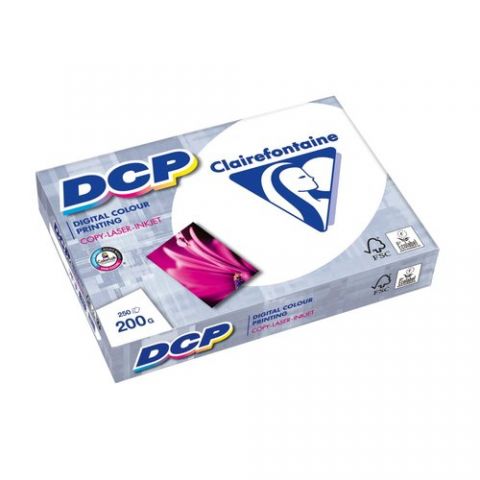 PAPEL A3 CLAIREFONTAINE DCP 200g 250h