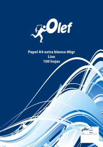 PAPEL A4 OLEF 80g 100h LISO