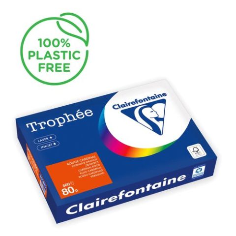PAPEL COLOR A4 TROPHEE 80g 500h RJ.CARDE