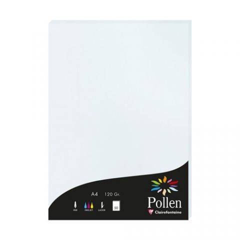 PAPEL CLAIREFONTAINE POLLEN A4 50h AZUL