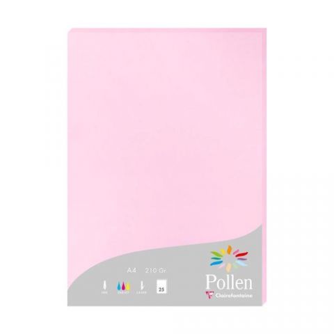 PAPEL CLAIREFONTAINE POLLEN A4 25h ROSA