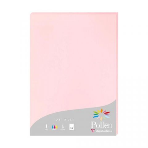 PAPEL CLAIREFONTAINE POLLEN A4 25h ROSA