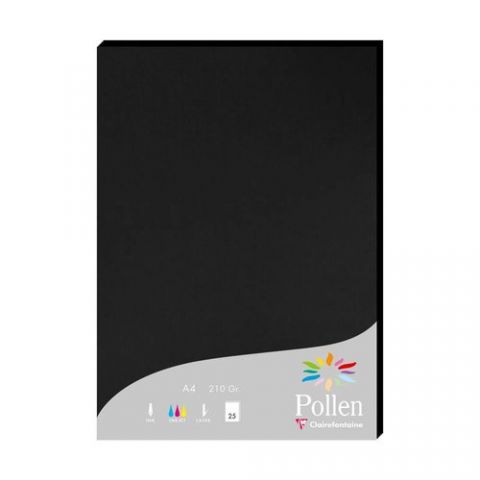 PAPEL CLAIREFONTAINE POLLEN A4 25h NEGRO