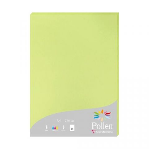 PAPEL CLAIREFONTAINE POLLEN A4 25h VERDE