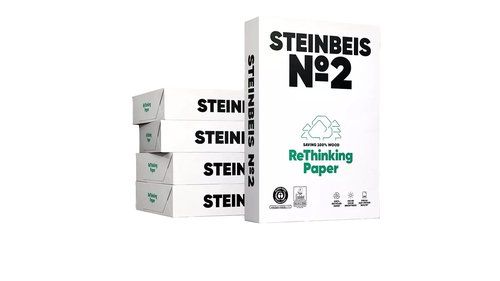 PAPEL A3 STEINBEIS Nº2 80g 500h 100% RECICLADO