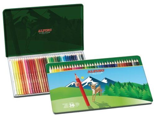 LAPICES COLOR ALPINO  LG. est.MET.36