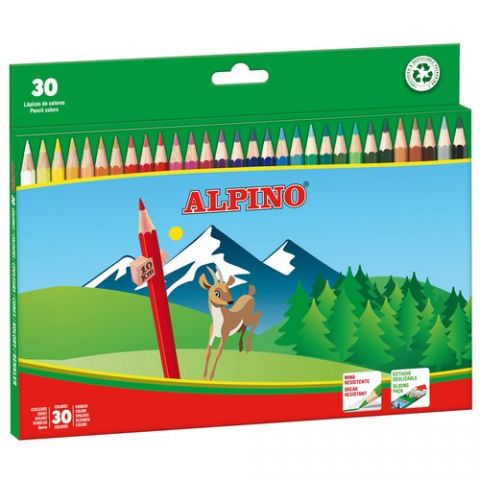 LAPICES COLOR ALPINO  LG. est.30